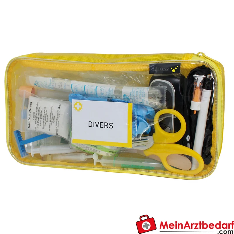 TEE-UU PRAXIS Modultaschen Set 4x Gr. L 30x5x15 cm Plane transparent farbcodiert