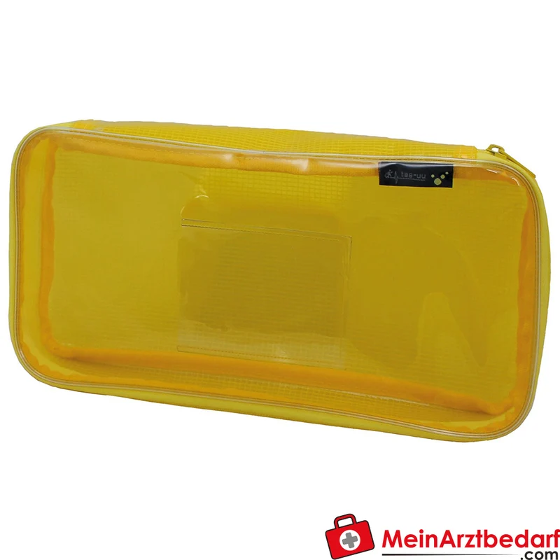 TEE-UU PRAXIS Modultaschen Set 4x Gr. L 30x5x15 cm Plane transparent farbcodiert