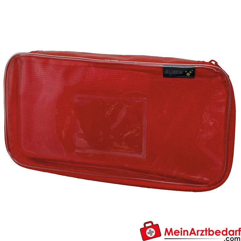 TEE-UU PRAXIS Modultaschen Set 4x Gr. L 30x5x15 cm Plane transparent farbcodiert