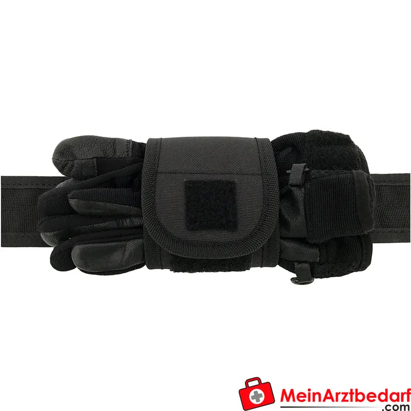 TEE-UU FIX Handschuh-Holster schwarz Hyperlon 2-Wege Gürtelschlaufe Innenfach für Einweghandschuhe