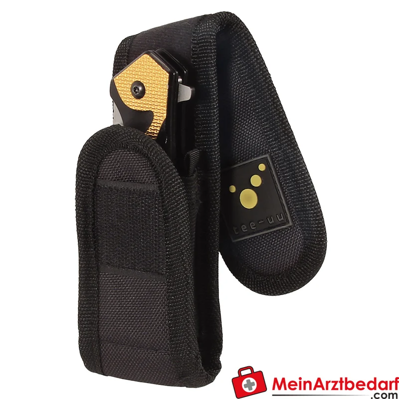 TEE-UU TOOL Holster für Rettungsmesser 1200D-Polyester schwarz, 5 x 14 x 4 cm
