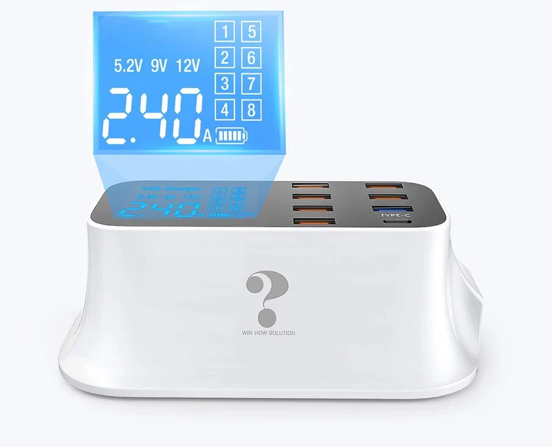 8-Port-Ladestation
