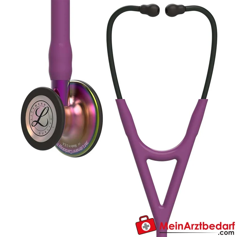 Littmann Cardiology IV Stethoskop Edelstahl, Dual‑Frequency, für Erwachsene & Kinder, Stem-Edition