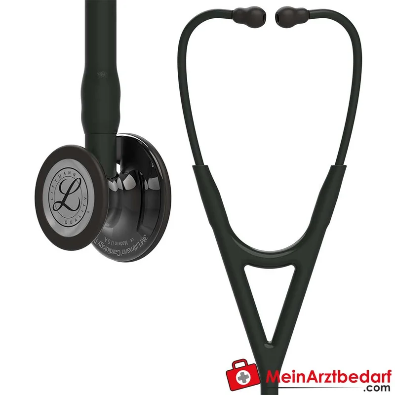 Littmann Cardiology IV Stethoskop Edelstahl, Dual‑Frequency, für Erwachsene & Kinder, Smoke-Edition