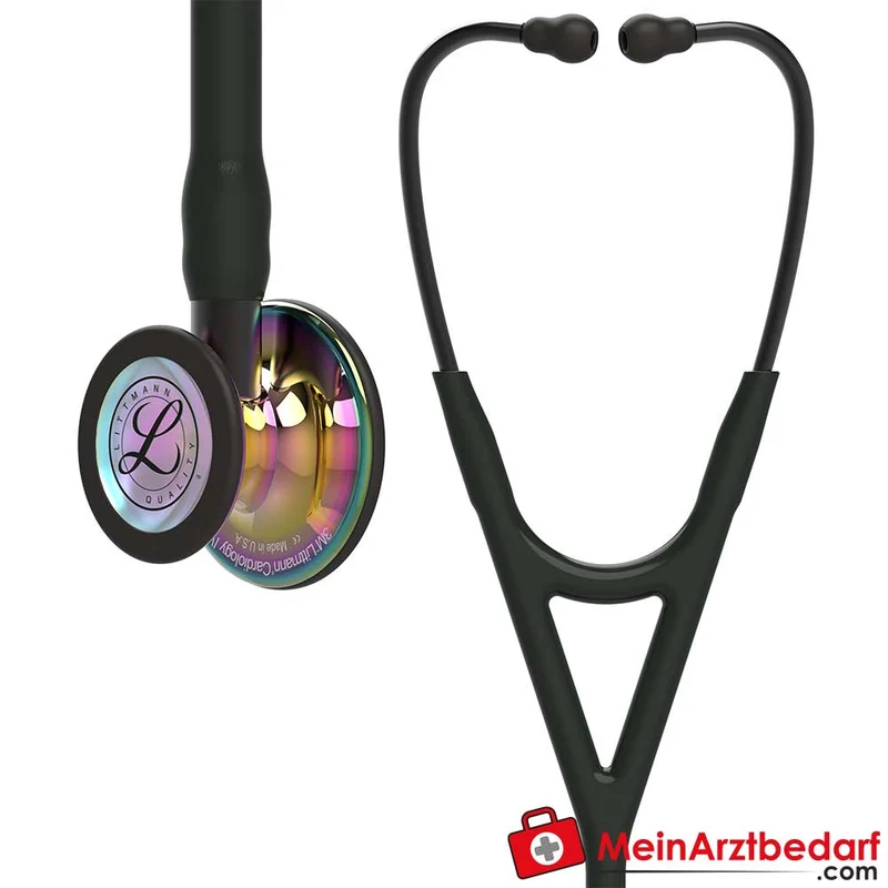 Littmann Cardiology IV Stethoskop Edelstahl, Dual‑Frequency, für Erwachsene & Kinder, Rainbow-Edition