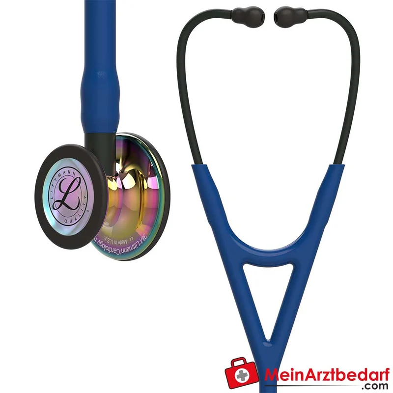 Littmann Cardiology IV Stethoskop Edelstahl, Dual‑Frequency, für Erwachsene & Kinder, Rainbow-Edition