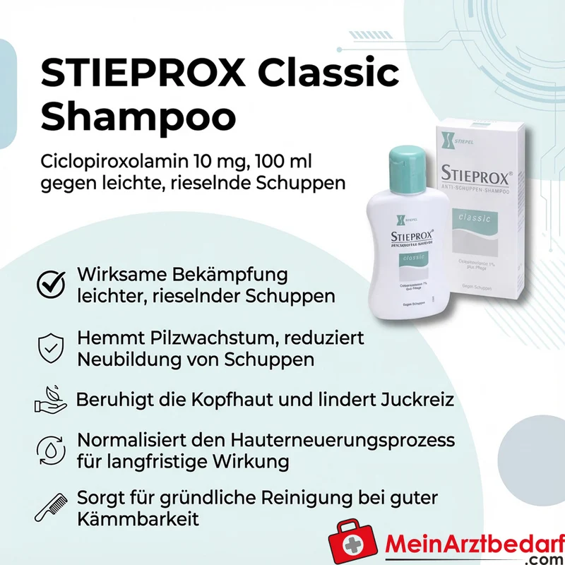 STIEPROX Classic Ciclopiroxolamin 10 mg Shampoo 100 ml
