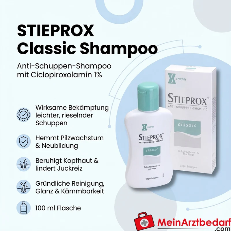 STIEPROX Classic Ciclopiroxolamin 10 mg Shampoo 100 ml