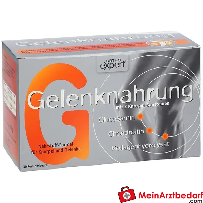 Orthoexpert Gelenknahrung Pulver 5.000 mg Kollagenhydrolysat, 750 mg Glucosamin, 400 mg Chondroitin, 30 Beutel (240 g)