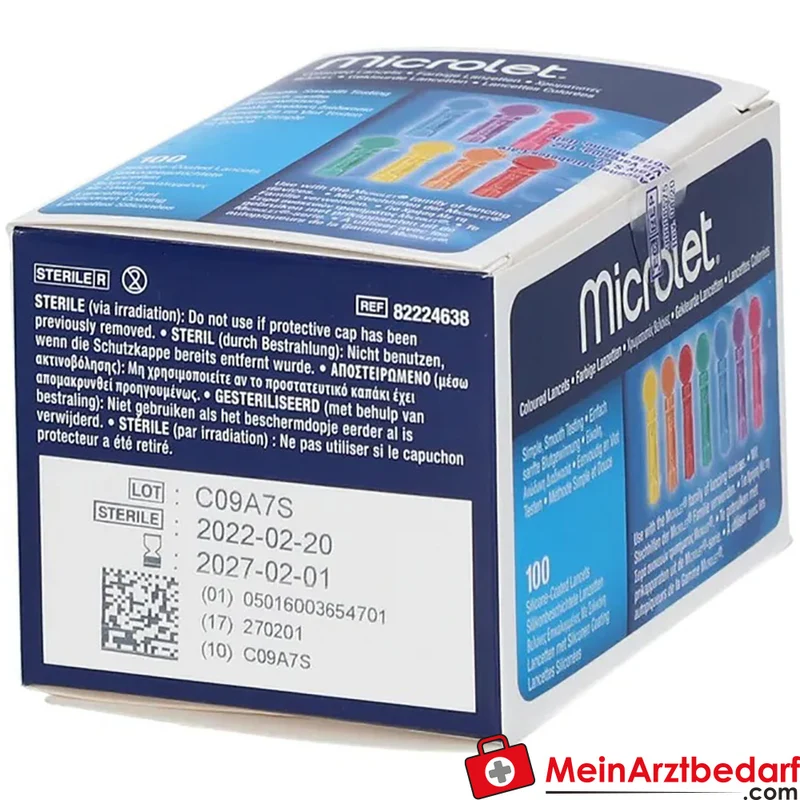 Microlet Lanzetten Einmal-Lanzetten 100 Stück