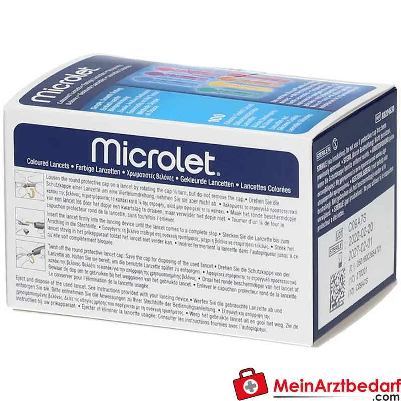 Microlet Lanzetten Einmal-Lanzetten 100 Stück