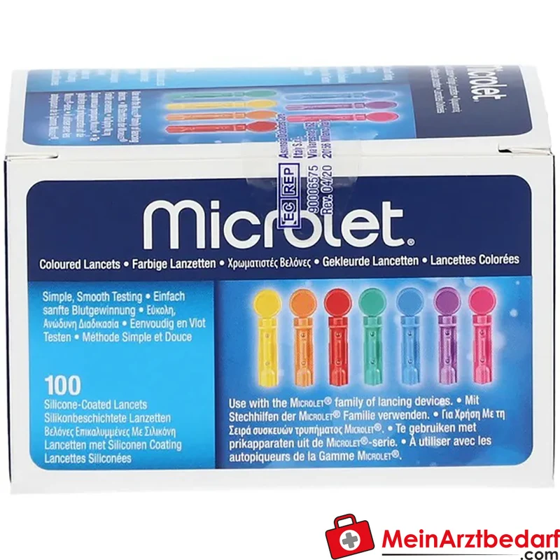 Microlet Lanzetten Einmal-Lanzetten 100 Stück
