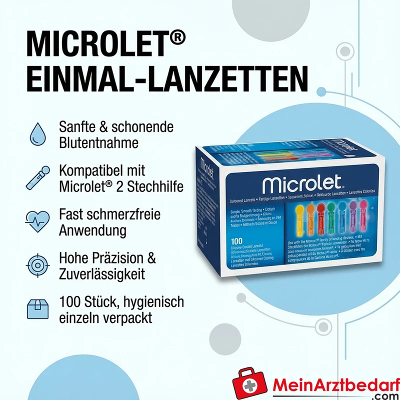 Microlet Lanzetten Einmal-Lanzetten 100 Stück