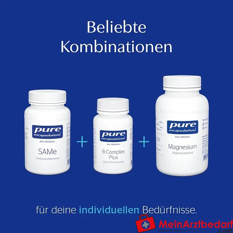 Pure Encapsulations B-Complex Plus Kapseln 120 St. – Hochdosierte B‑Vitamine mit Methylcobalamin & Metafolin®