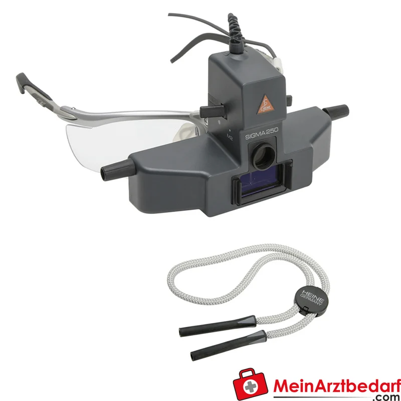 HEINE SIGMA 250 indirektes binokulares Ophthalmoskop ohne Stromquelle LED HQ 110 g