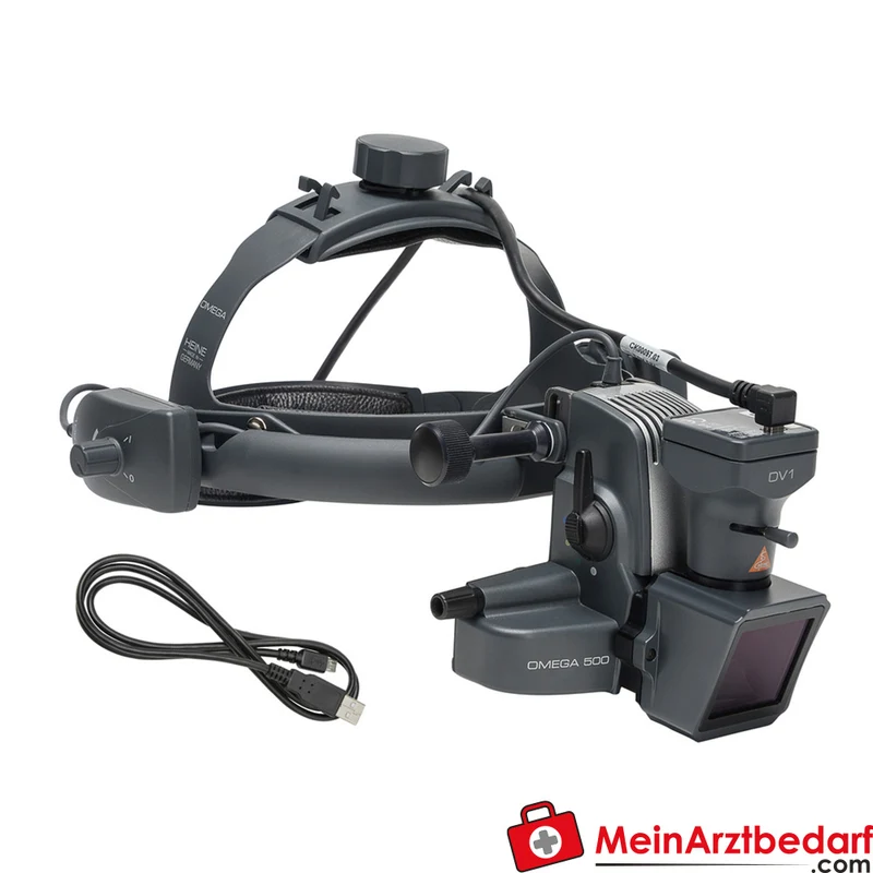 HEINE Omega 500 LED Kopfleuchte mit DV1 5 MP Kamera USB 2.0