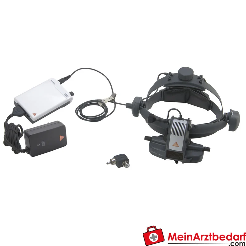 HEINE Omega 500 LED Indirektes binokulares Ophthalmoskop mit mPack und Plug Transformer