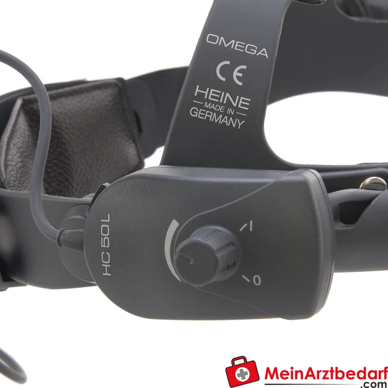 HEINE Omega 500 LED Indirektes binokulares Ophthalmoskop mit mPack und Plug Transformer