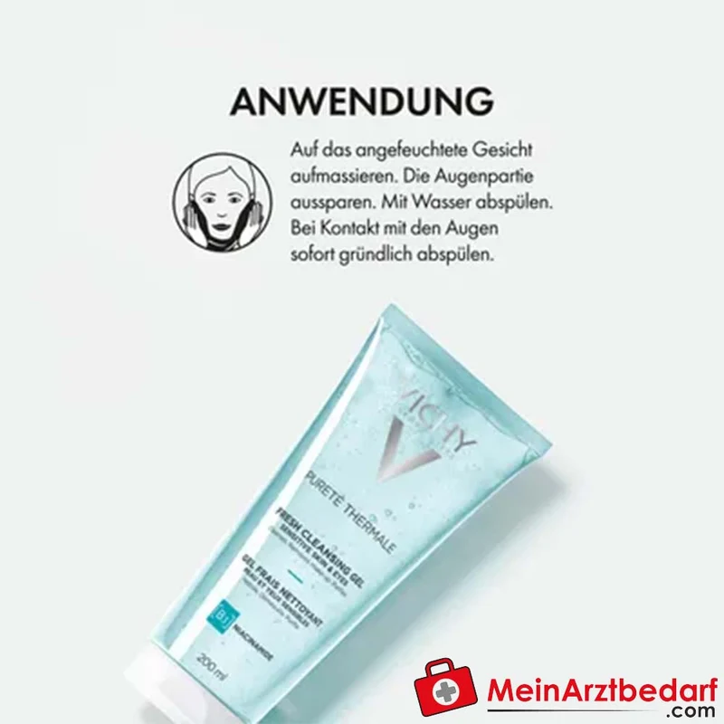 VICHY Pureté Thermale Reinigungsgel, feuchtigkeitsspendend 200 ml