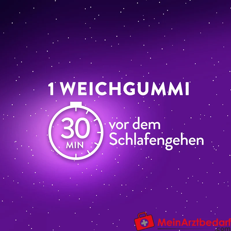 WICK ZzzQuil Gute Nacht Melatonin 1 mg Weichgummis 60 Stück