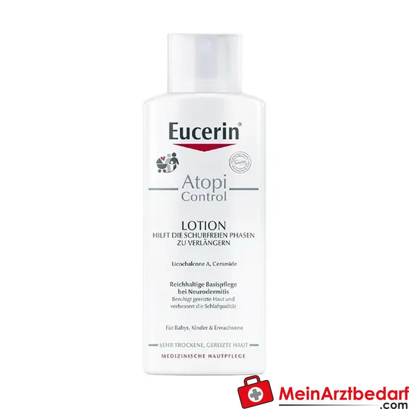 Eucerin AtopiControl Lotion mit Ceramid-3 und Licochalcone A, 250 ml