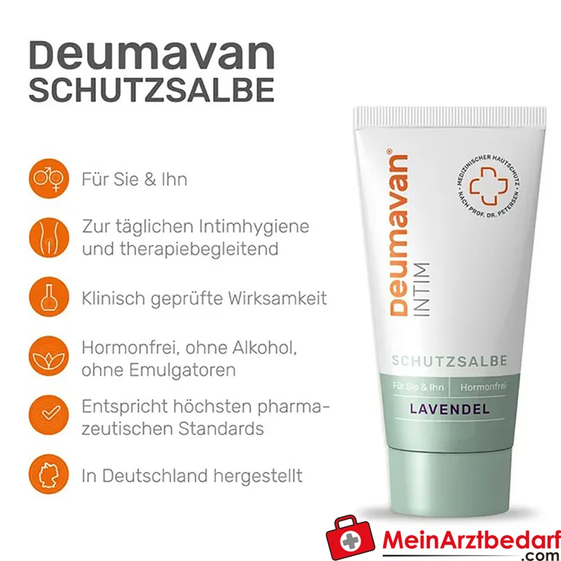 Deumavan Schutzsalbe Lavendel medizinische Salbe für Intimbereich 50 ml
