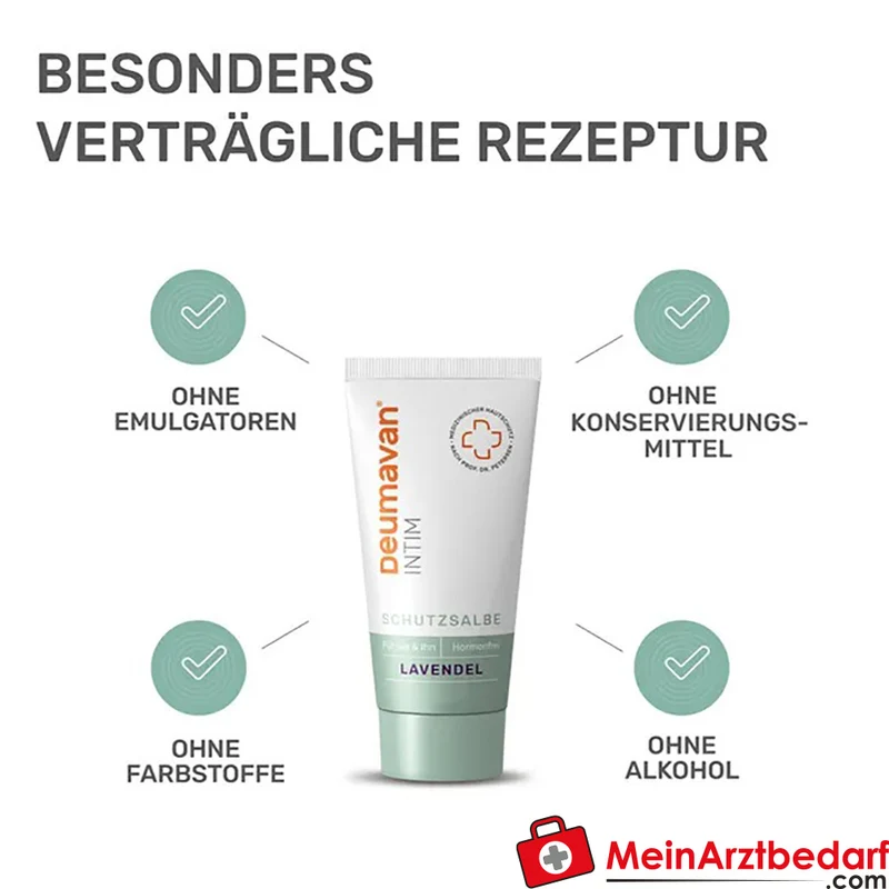 Deumavan Schutzsalbe Lavendel medizinische Salbe für Intimbereich 50 ml