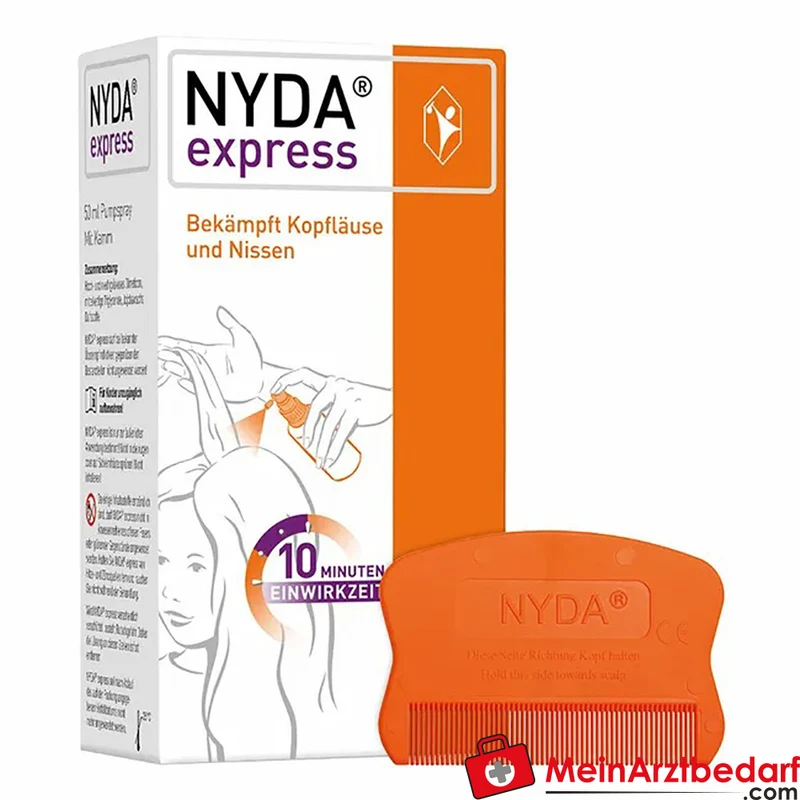 NYDA Express Läuseshampoo Dimeticon gegen Läuse und Nissen 50 ml