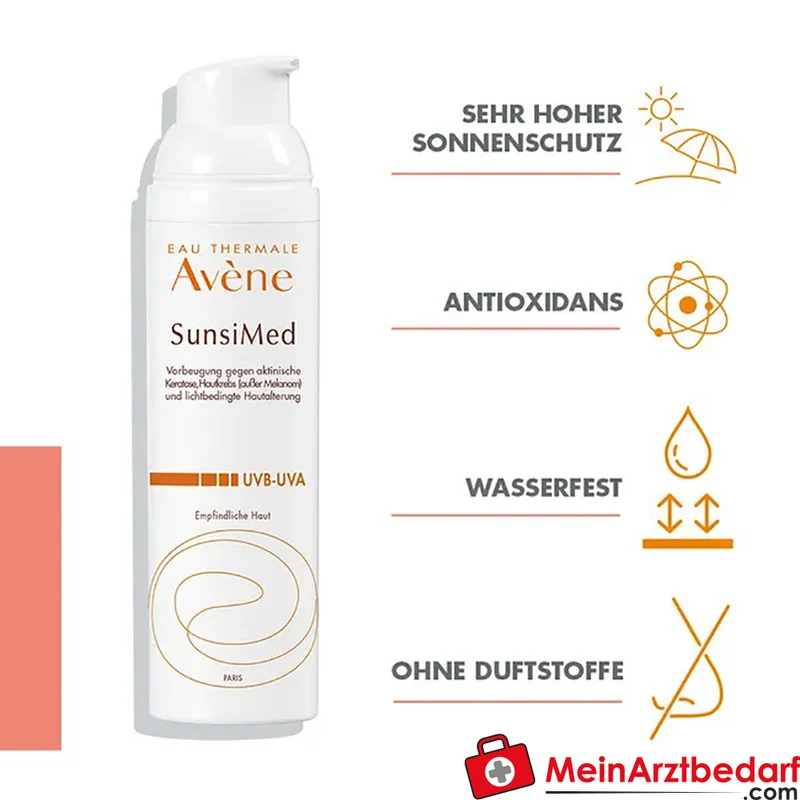 Avène SunsiMed medizinischer Sonnenschutz Pumpflakon 80 ml
