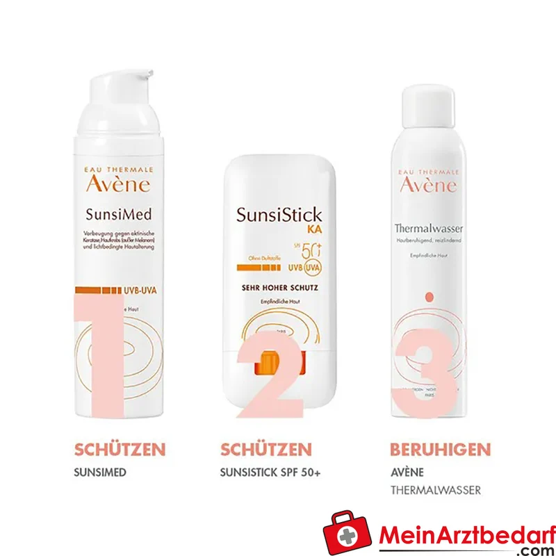 Avène SunsiMed medizinischer Sonnenschutz Pumpflakon 80 ml