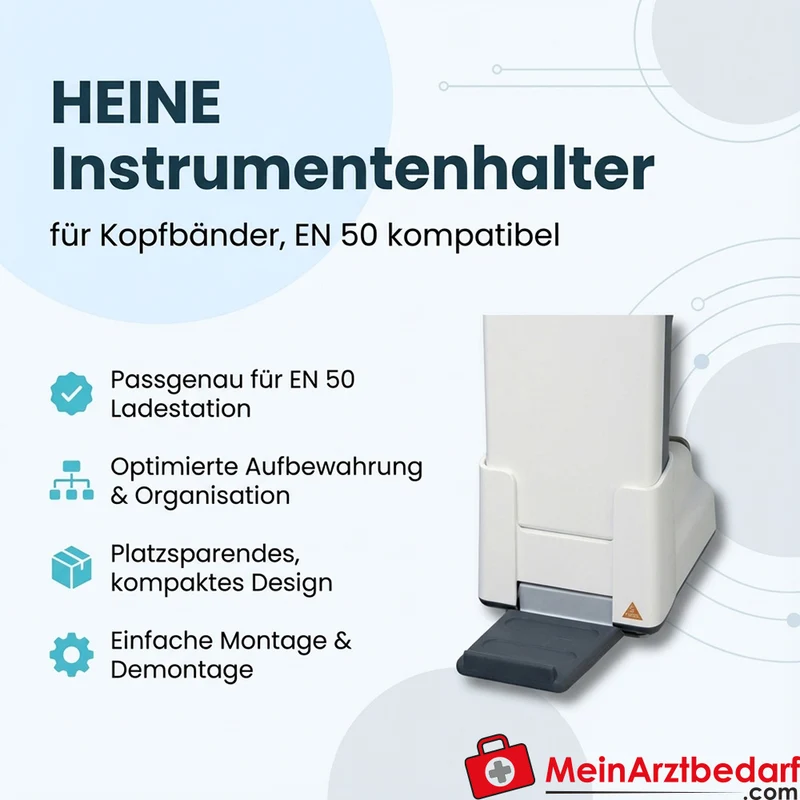 HEINE Instrumentenhalter für Kopfbänder kompatibel EN 50 Ladestation