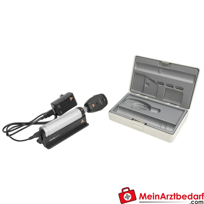 HEINE BETA 200S LED Ophthalmoskop asphärisches Optiksystem, stufenlos dimmbar, USB-Akku