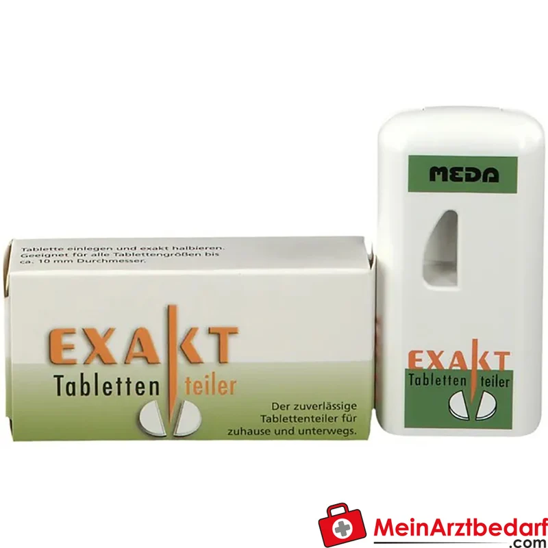 Exakt Tablettenteiler präzise Teilung für runde Tabletten 1 St.