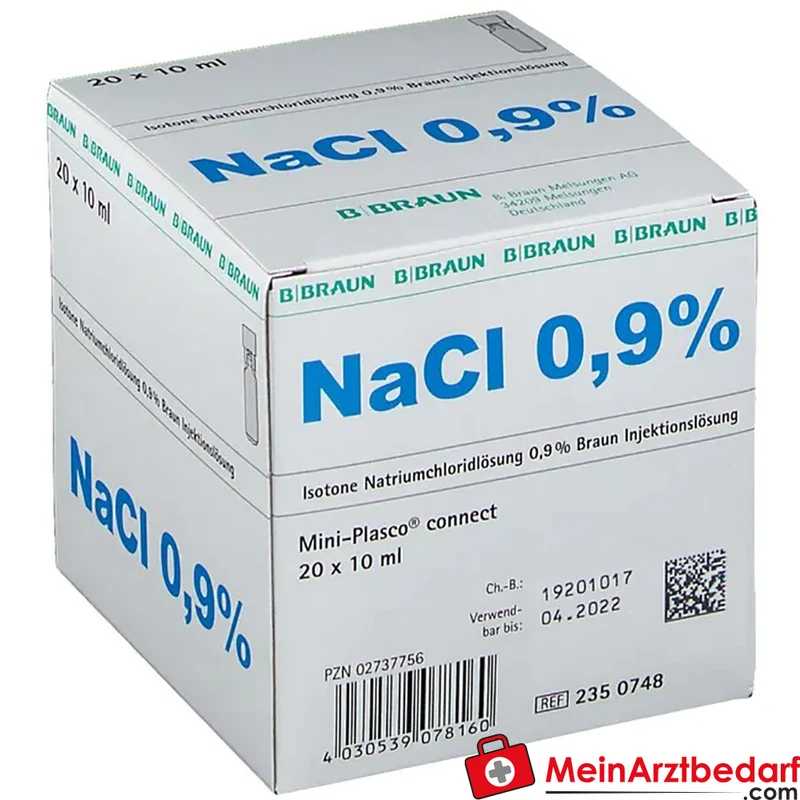 B. Braun Isotone Kochsalzlösung 0,9% Miniplasco connect Infusionslösung 200 ml
