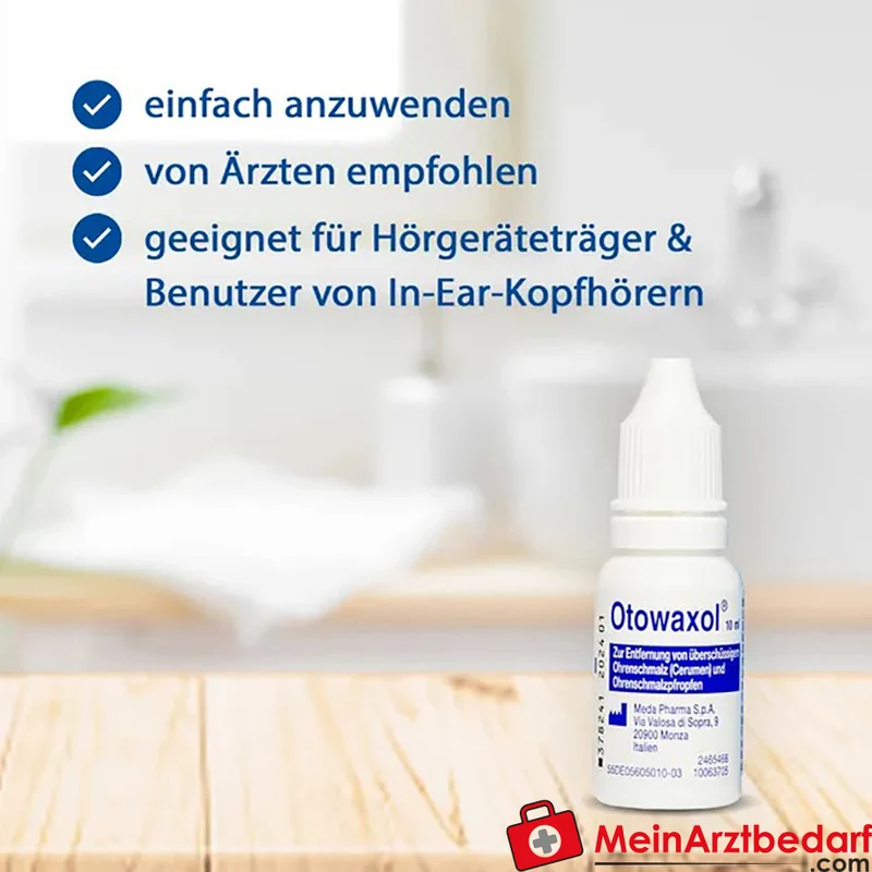 Otowaxol Sine Lösung Docusat‑Natrium Ethanol 96% Ohrentropfen 10 ml
