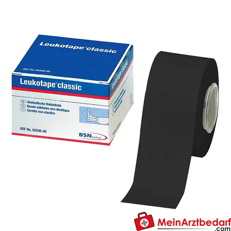 Leukotape Classic Fixierpflaster 3,75 cm x 10 m schwarz 1 Stück