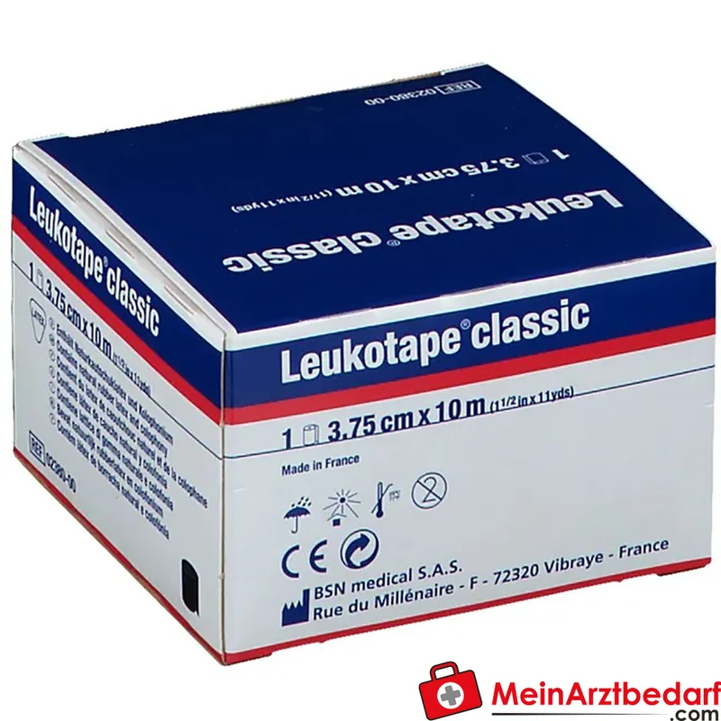 Leukotape Classic Fixierpflaster 3,75 cm x 10 m schwarz 1 Stück