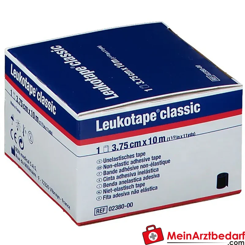 Leukotape Classic Fixierpflaster 3,75 cm x 10 m schwarz 1 Stück