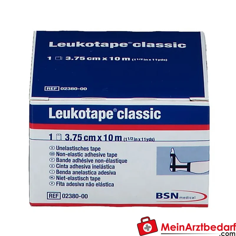 Leukotape Classic Fixierpflaster 3,75 cm x 10 m schwarz 1 Stück
