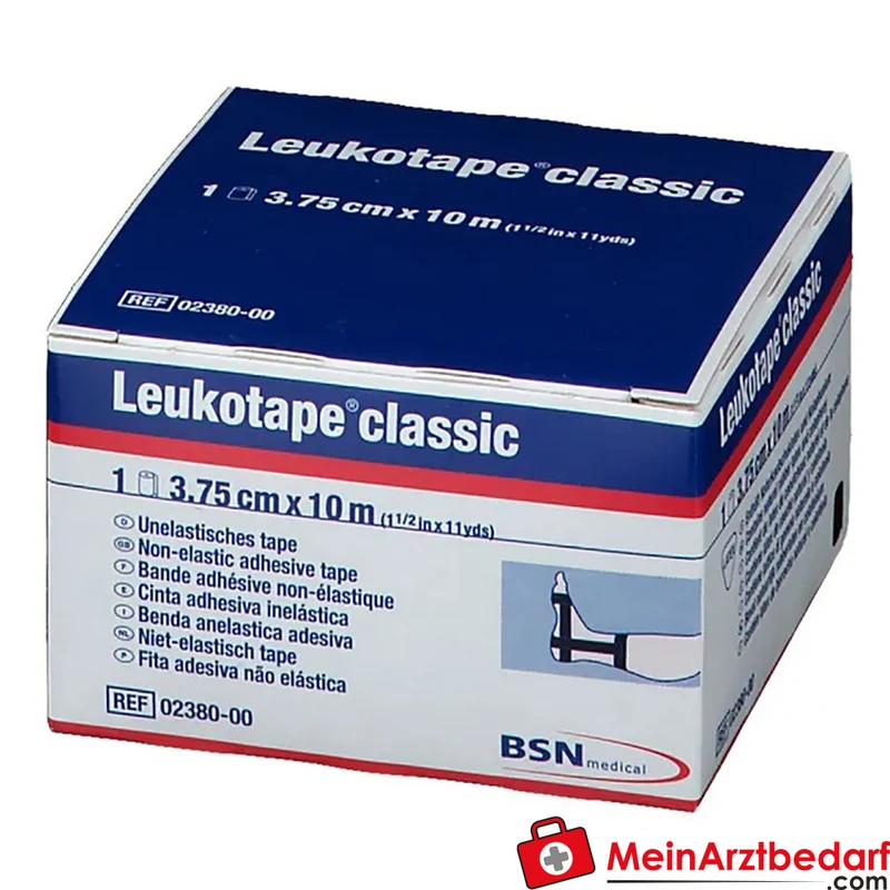 Leukotape Classic Fixierpflaster 3,75 cm x 10 m schwarz 1 Stück