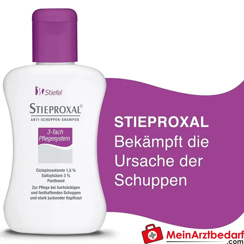 STIEPROXAL Ciclopiroxolamin Shampoo bei hartnäckigen Schuppen 100 ml