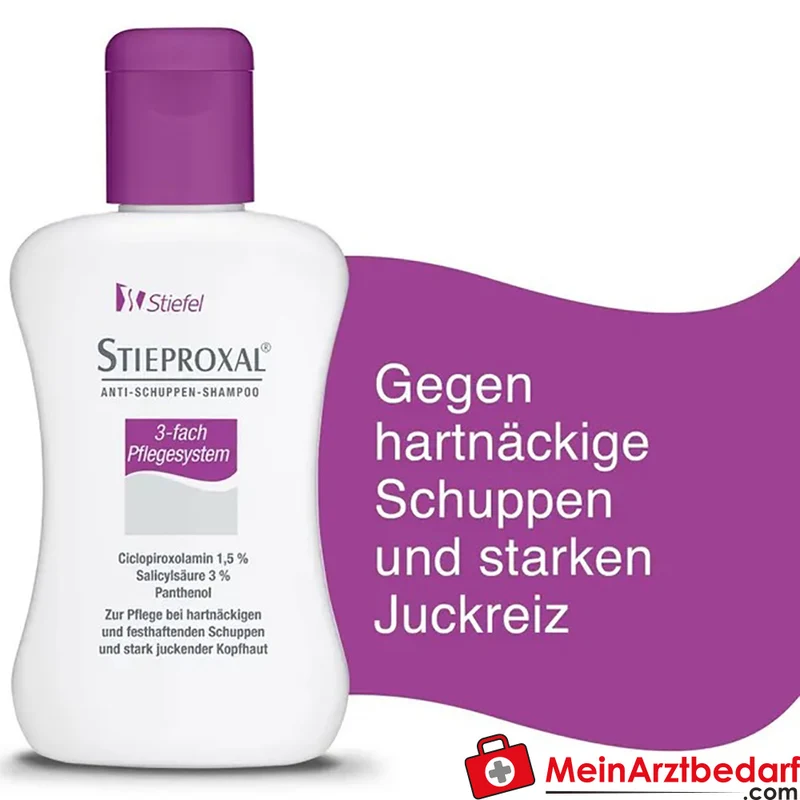 STIEPROXAL Ciclopiroxolamin Shampoo bei hartnäckigen Schuppen 100 ml