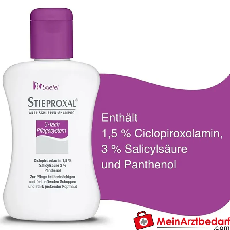 STIEPROXAL Ciclopiroxolamin Shampoo bei hartnäckigen Schuppen 100 ml