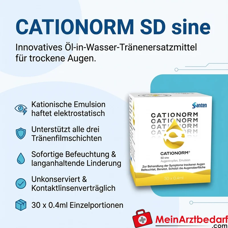 Cationorm SD Sine Tränenersatzmittel Einzeldosis unkonserviert 12 ml