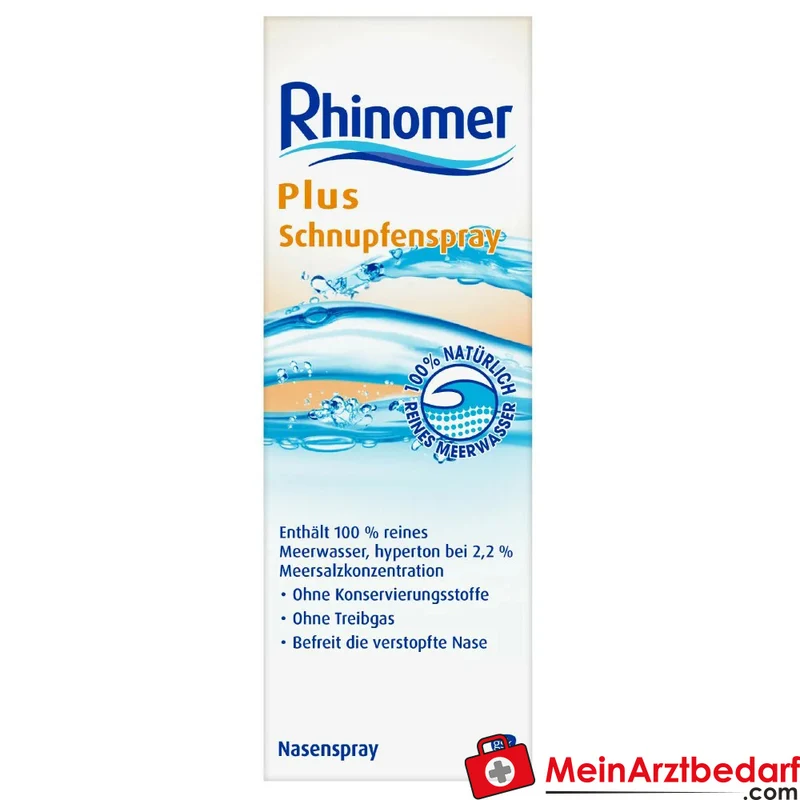 Rhinomer Plus Nasenspray hyperton 2,2% Meerwasser Dosierspray 20 ml