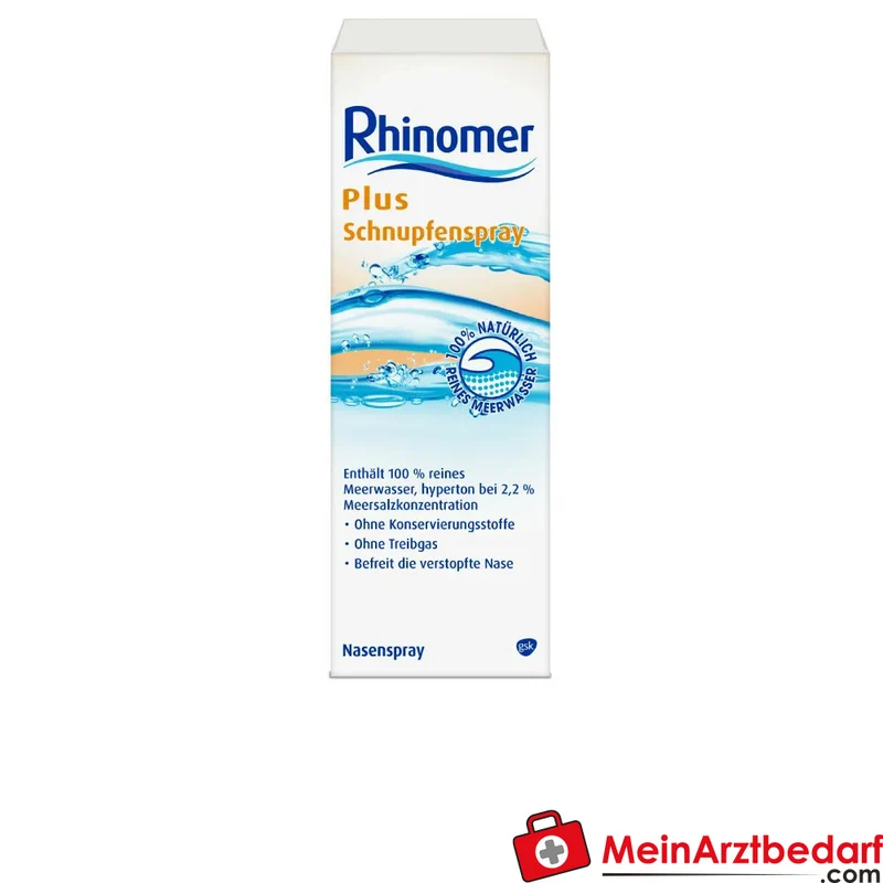 Rhinomer Plus Nasenspray hyperton 2,2% Meerwasser Dosierspray 20 ml