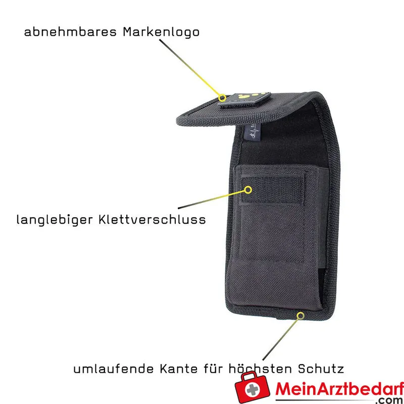 TEE-UU SMARTY PRO Smartphone-Holster 4,7–6,7" schwarz, gepolstert, zwei-Wege-Gürtelschlaufe