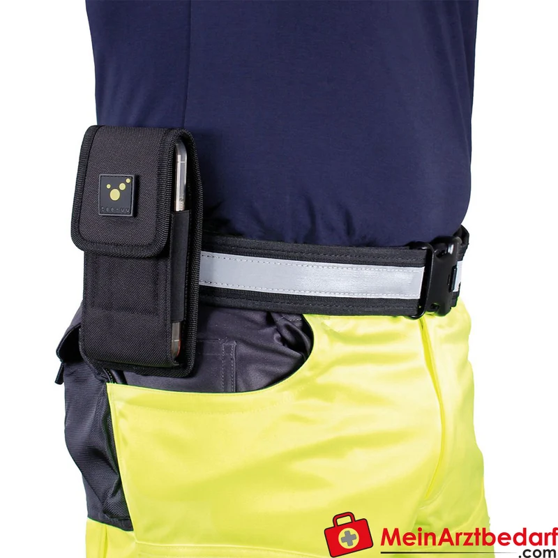 TEE-UU SMARTY PRO Smartphone-Holster 4,7–6,7" schwarz, gepolstert, zwei-Wege-Gürtelschlaufe
