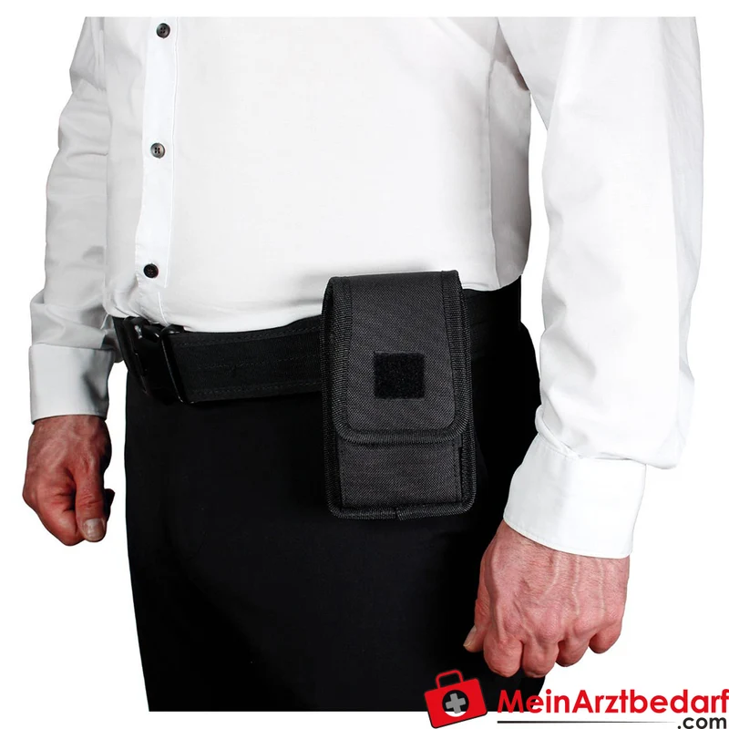 TEE-UU SMARTY PRO Smartphone-Holster 4,7–6,7" schwarz, gepolstert, zwei-Wege-Gürtelschlaufe