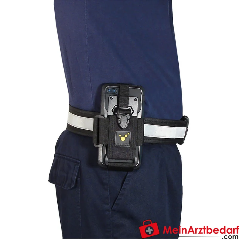 TEE-UU RING XL Smartphone-Holster schwarz, verstellbar für bis 7,5 Zoll